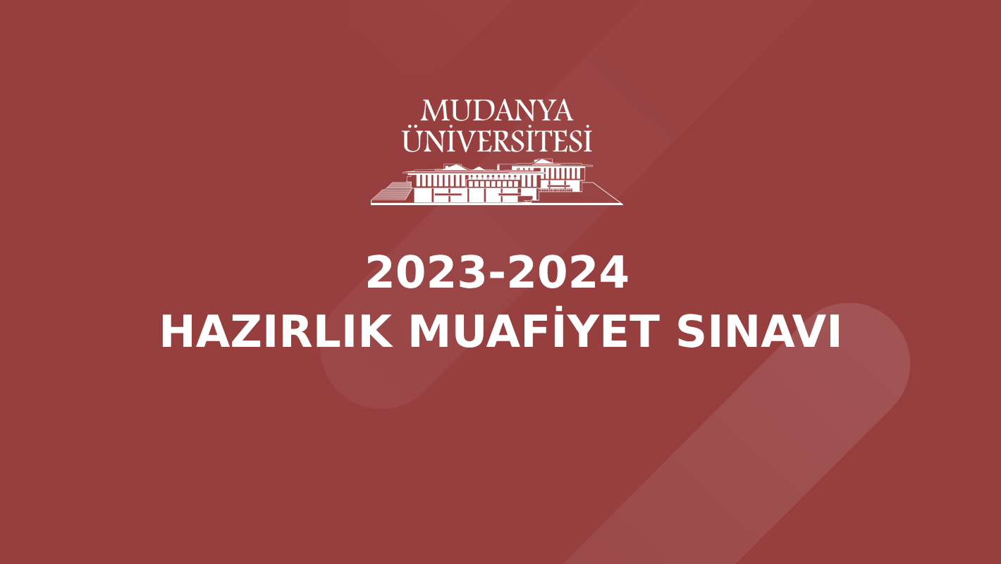 2023-2024 Hazırlık Muafiyet Sınavı Duyurusu