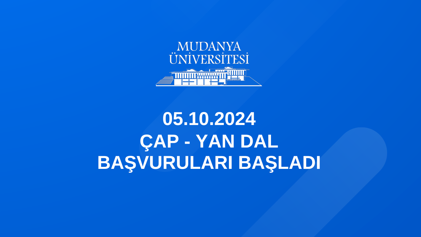 ÇAP - YAN DAL Başvuruları Başladı