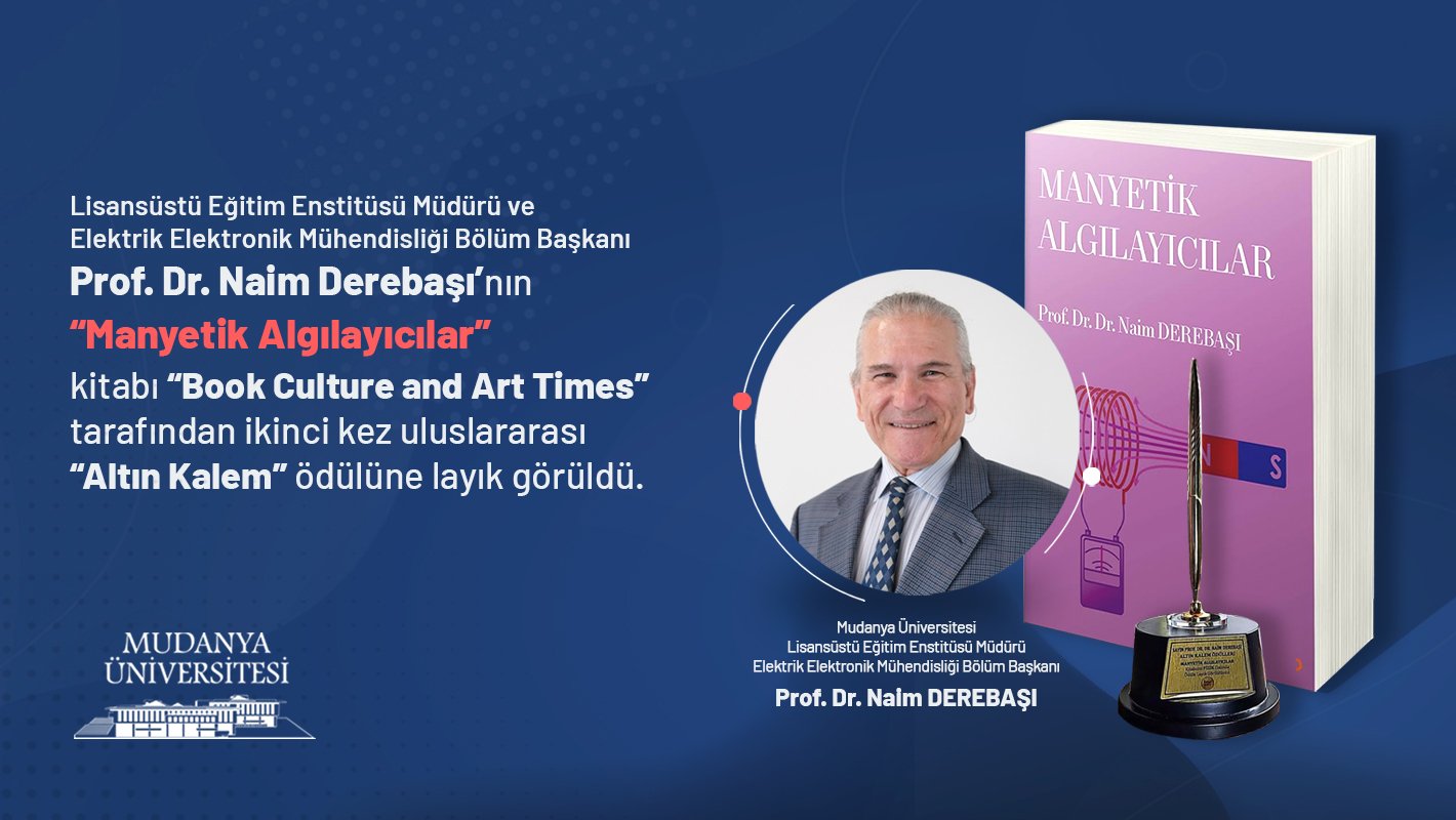 Prof Derebaşı’na ikinci Kez Altın Kalem Ödülü