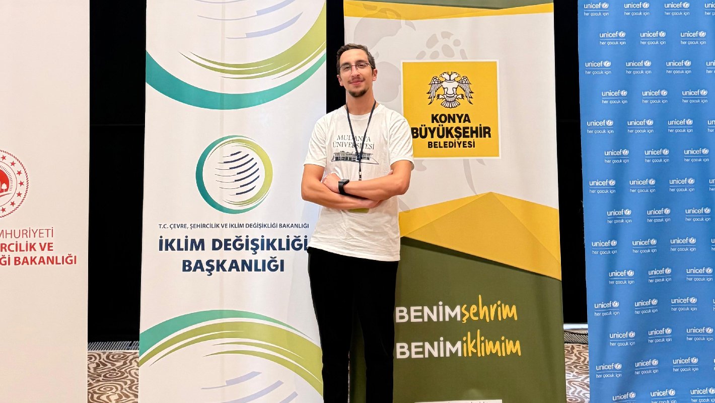 Öğrencimiz İklim Elçileri Konferansı’nda üniversitemizi Temsil Etti