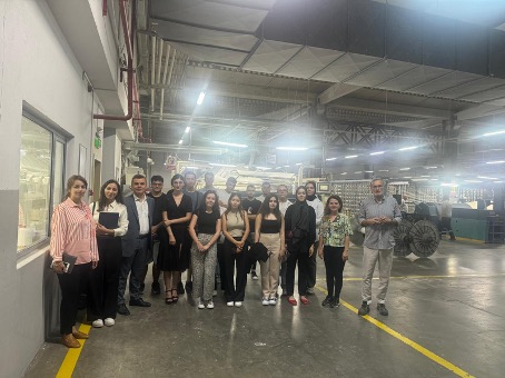 Endüstri Mühendisliği Öğrencileri ile Birlikte Savcan Tekstil Teknik Gezisi